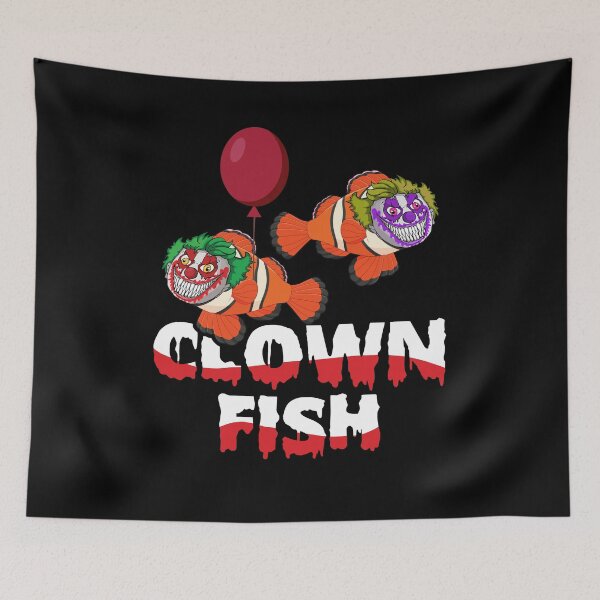 Item preview, Scary Clown Fish Creepy Smile Horror Halloween Costume Gift designed and sold by Dressed For  Duty.