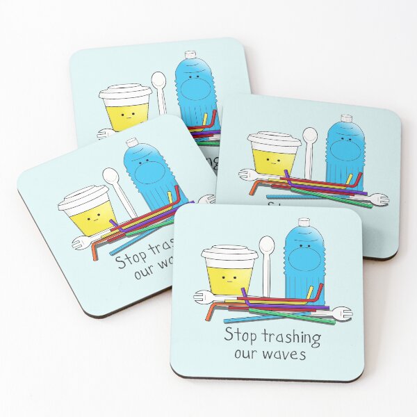 Item preview, Stop trashing our waves designed and sold by Byrnsey.
