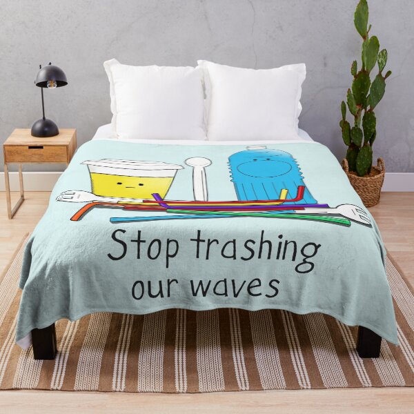 Item preview, Stop trashing our waves designed and sold by Byrnsey.