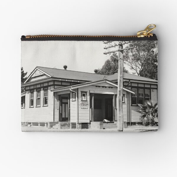 The Mundaring Post Office in 1942 photographed by William Alroe Halvorsen held at State Library of Western Australia  Zipper Pouch