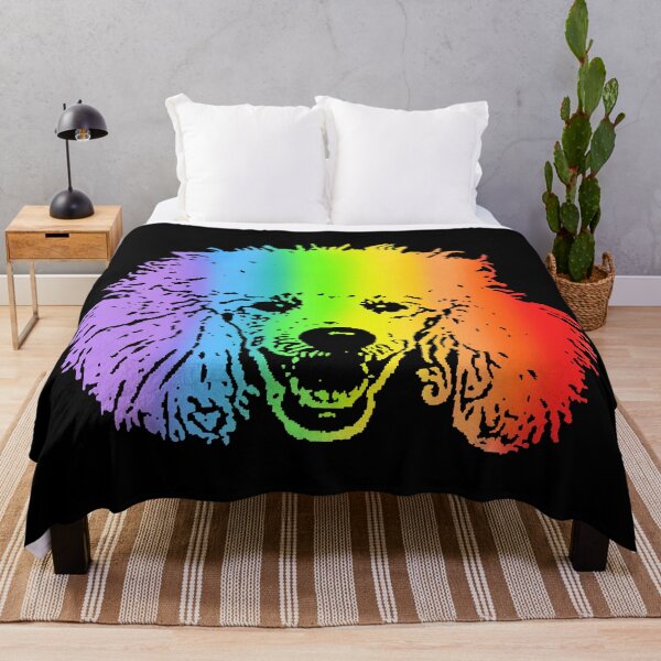 Item preview, Rainbow Poodle designed and sold by Child of the Corn Designs.