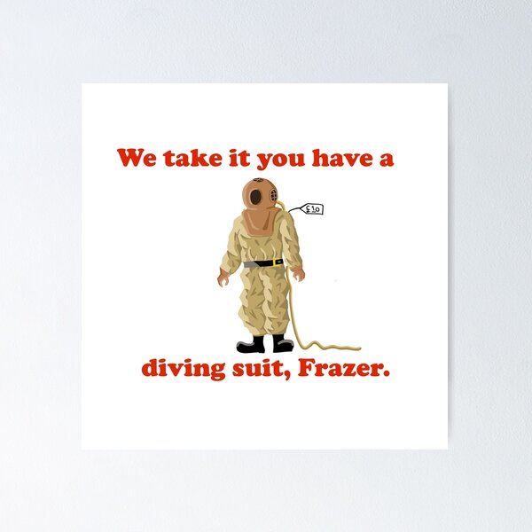 Item preview, Frazer's Diving Suit designed and sold by willHartnell1.