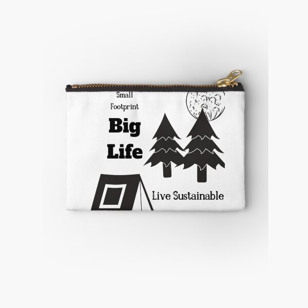 Item preview, Small Footprint, Big Life. Live Sustainable Eco Design designed and sold by AmericaAttitude.