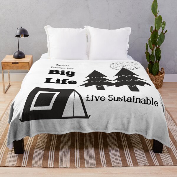 Item preview, Small Footprint, Big Life. Live Sustainable Eco Design designed and sold by AmericaAttitude.
