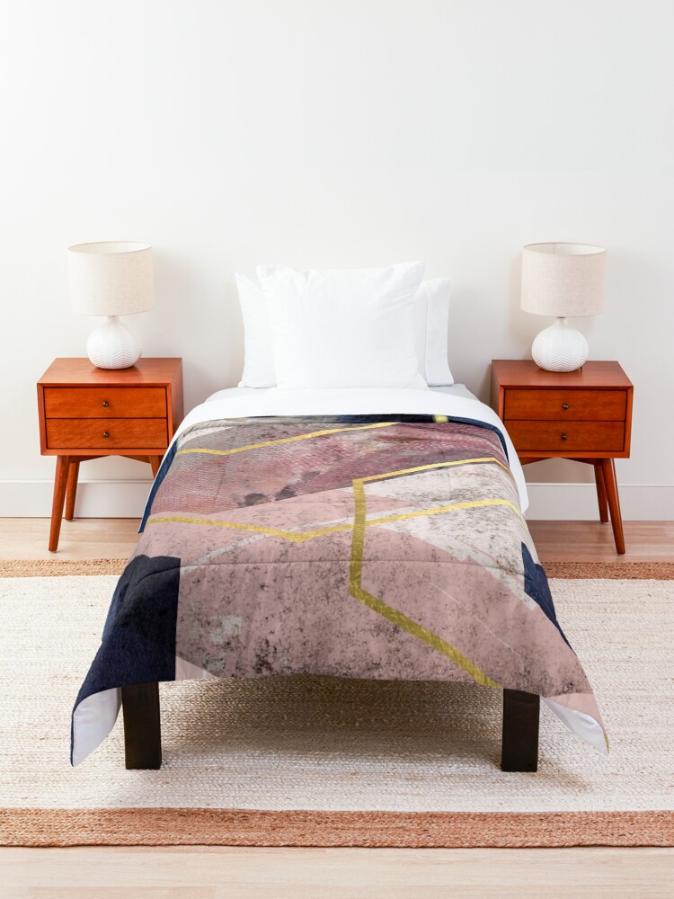 Alternate view of Abstract Geo Comforter