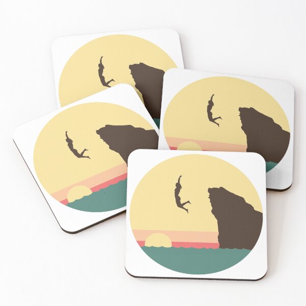 Item preview, Sunset Cliff Jumping  designed and sold by jeffs-stickers.