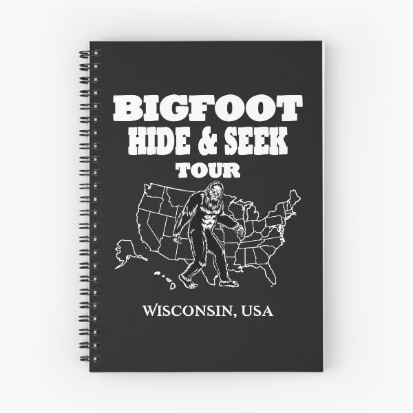 Item preview, Bigfoot Wisconsin concert drawing double sided funny gift idea designed and sold by BRtisticDesigns.
