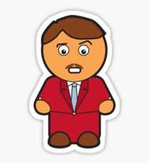 Ron Burgandy Sticker