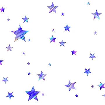 Artwork thumbnail, Holo Stars Pattern by BetweenTwoPages