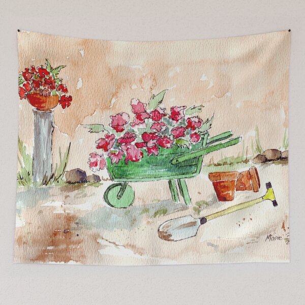 Item preview, Working in the garden... designed and sold by Maree Clarkson .