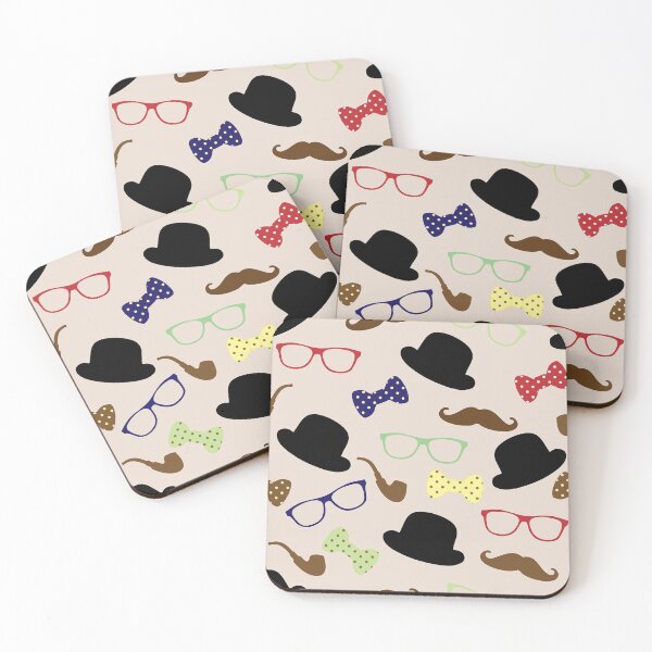 Item preview, Gentleman: Moustache, Hat, Bow tie, Glasses, Pipe designed and sold by mstfcntrk.