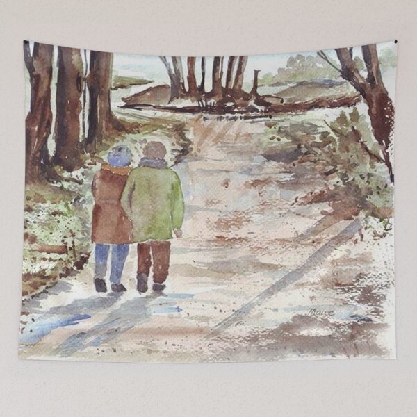 Item preview, A Winter Walk in the Park designed and sold by Maree Clarkson .