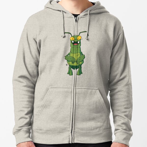 Stinkbug Monster Zipped Hoodie