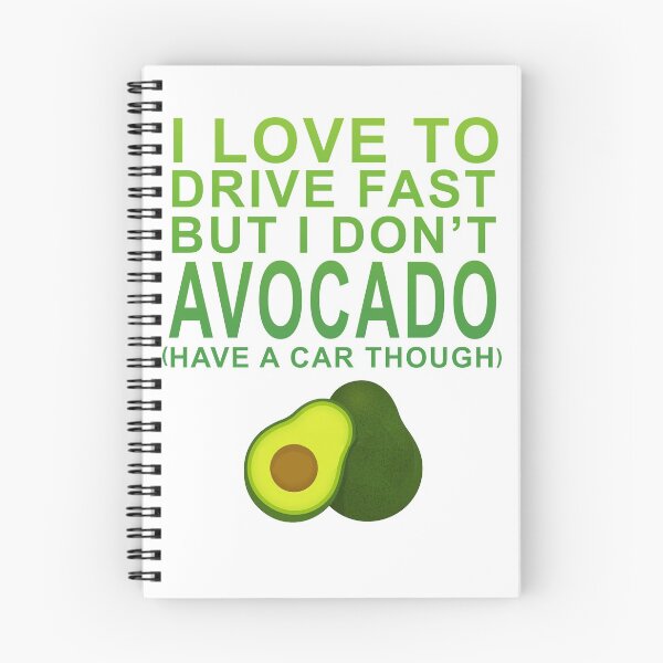 Item preview, Drive fast But Do Not Avocado Pun designed and sold by FabloFreshcoBar.