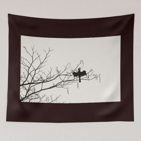 Item preview, Black and white Anhinga designed and sold by raymona pooler.