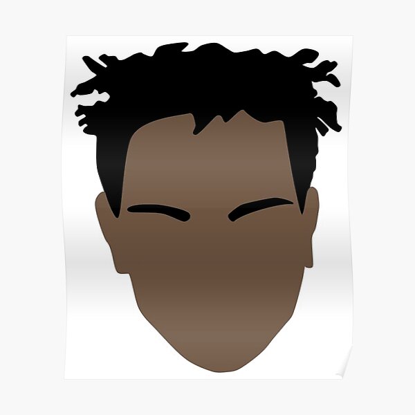 Download Ski Mask The Slump God Face Tattoo Portrait Poster By Ediit Redbubble PSD Mockup Templates