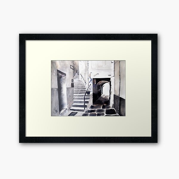 Up or Out? Framed Art Print