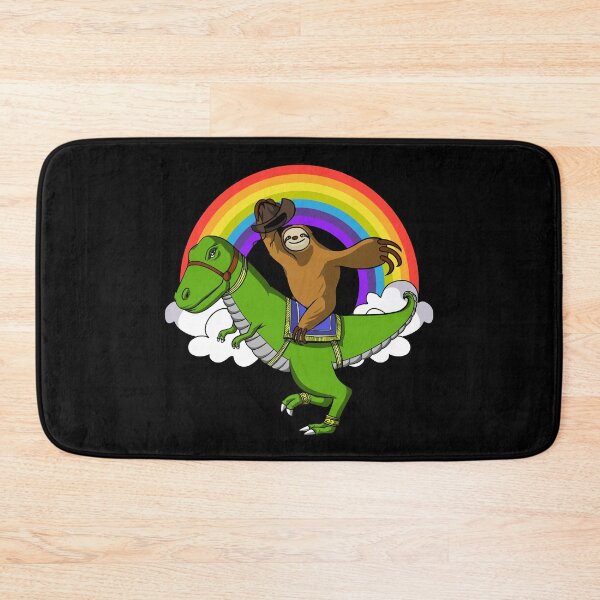 Item preview, Sloth Cowboy Riding T-Rex Dinosaur  designed and sold by underheaven.