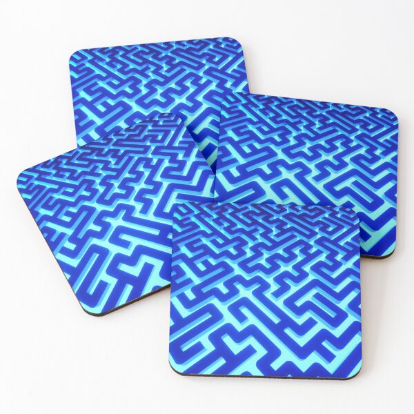 Item preview, Maze Blue designed and sold by lematworks.