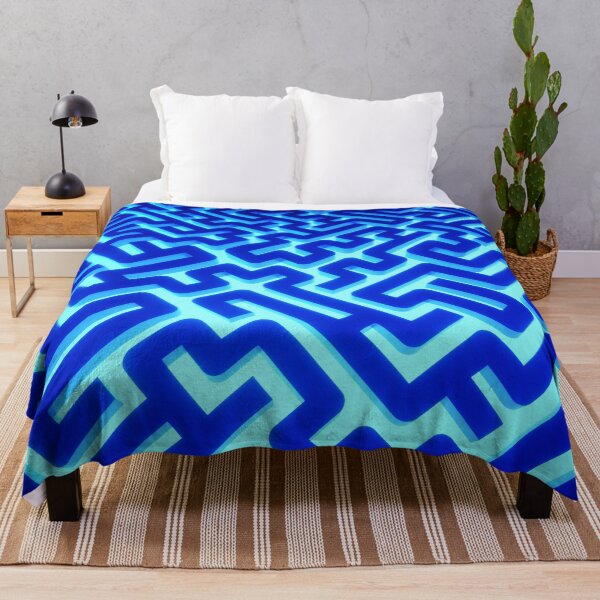 Item preview, Maze Blue designed and sold by lematworks.