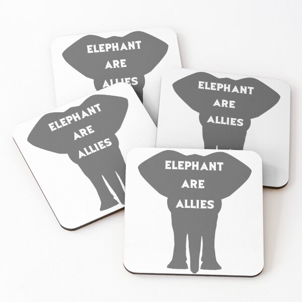 Item preview, Elephants Are Allies designed and sold by FabloFreshcoBar.