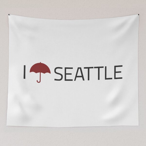 Item preview, I Love Seattle - Umbrella designed and sold by WeakSilence.