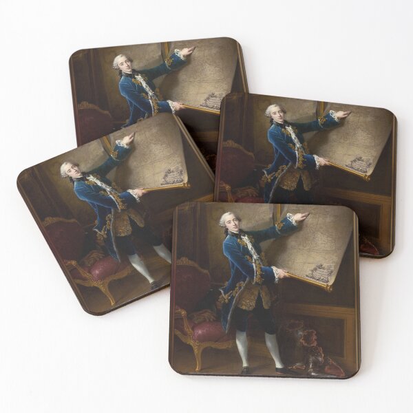 Item preview, Comte de Vaudreuil by François-Hubert Drouais - Old Masters Reproductions designed and sold by Xzendor7 Digital Art Creations.