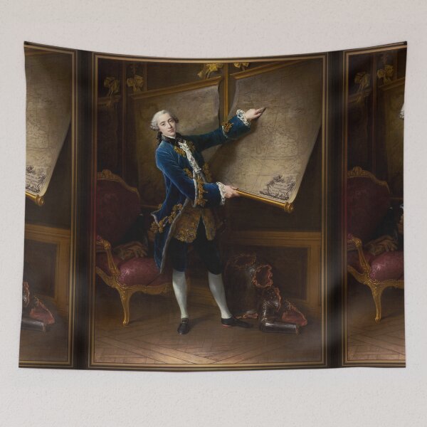 Item preview, Comte de Vaudreuil by François-Hubert Drouais - Old Masters Reproductions designed and sold by Xzendor7 Digital Art Creations.