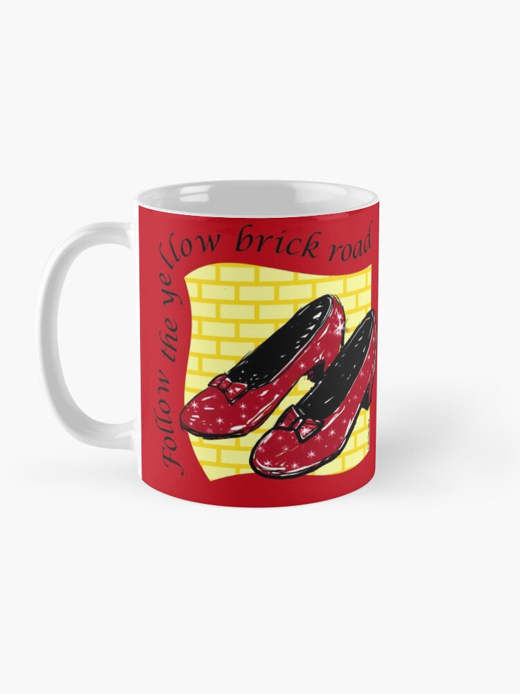 Thumbnail 3 of 6, Coffee Mug, Follow the yellow brick road designed and sold by Pendientera.