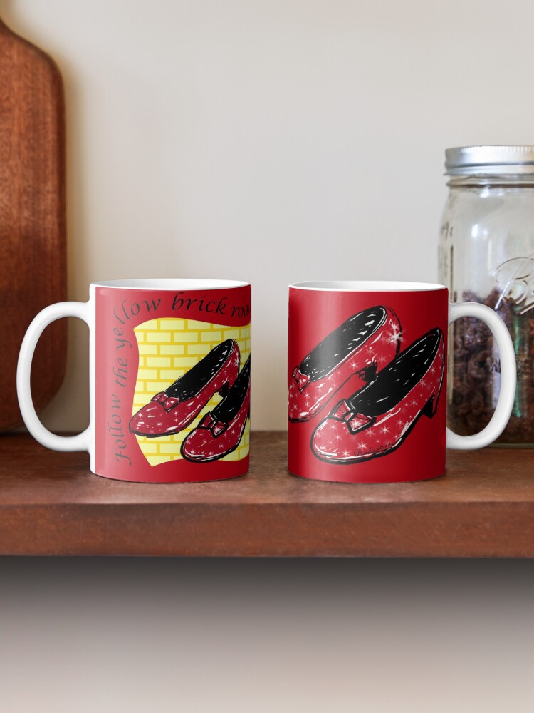 Thumbnail 2 of 6, Coffee Mug, Follow the yellow brick road designed and sold by Pendientera.