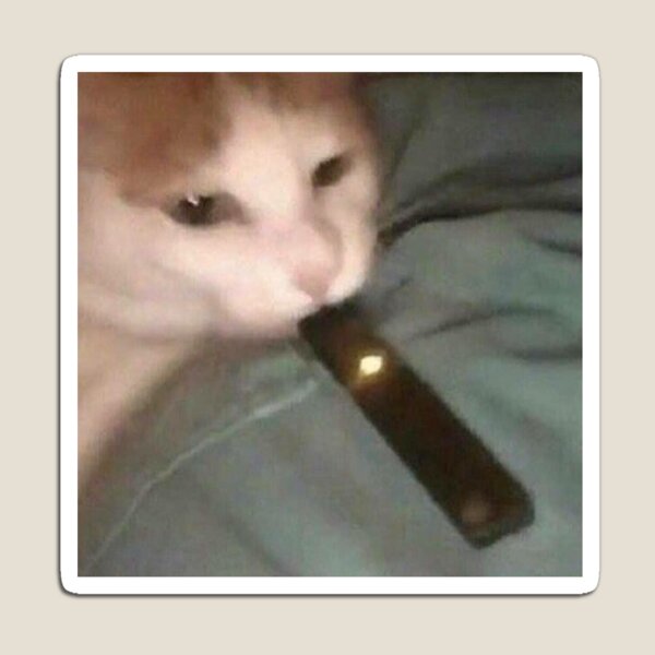 Item preview, cat hitting a fat vape designed and sold by xmememachinex69.