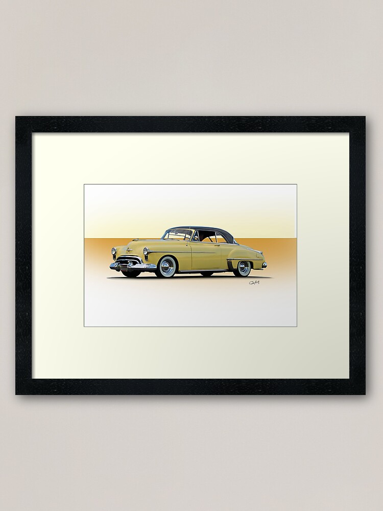 1951 oldsmobile holiday 88 framed art print by davekoontz redbubble 1951 oldsmobile holiday 88 framed art print by davekoontz redbubble