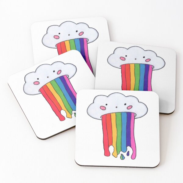 Item preview, puking rainbow cloud designed and sold by Kitten2525.