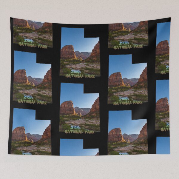 Item preview, Utah State Outline (Zion National Park Angel's Landing) designed and sold by gorff.