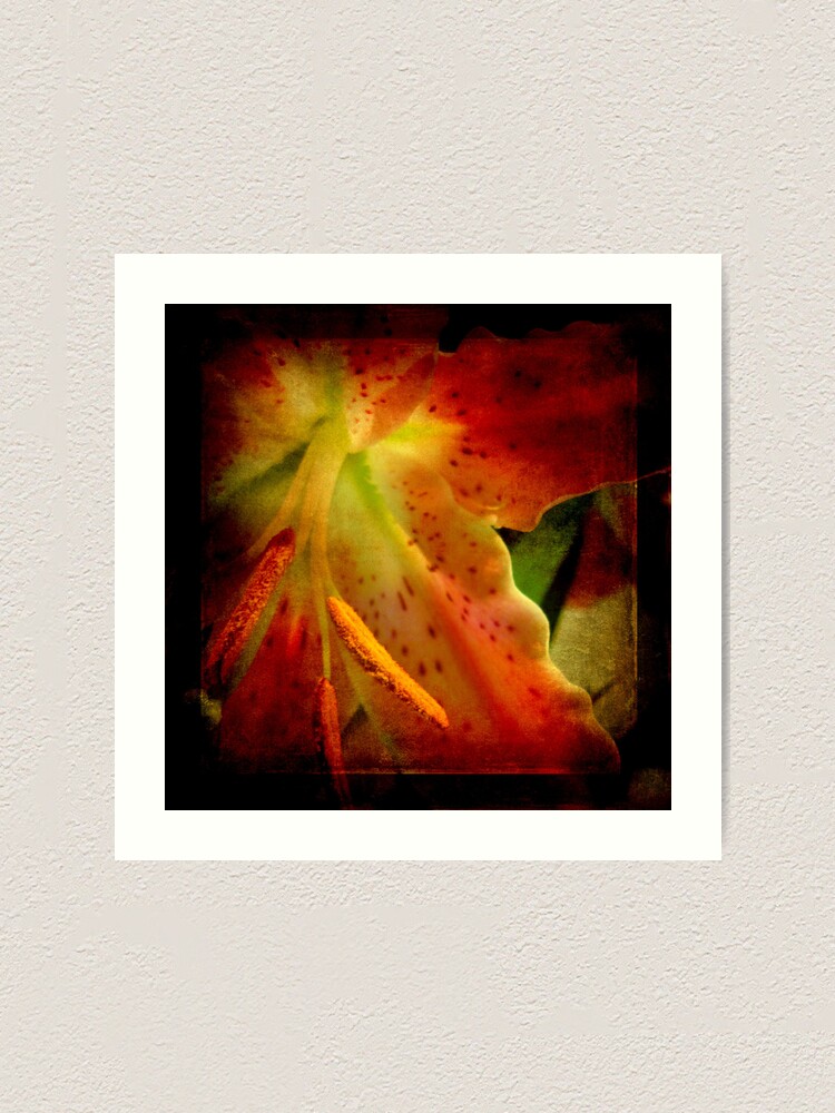 Alternate view of Flowery Art Print