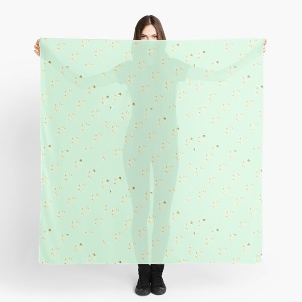 Cream canal flowers Scarf