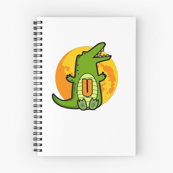 Artikelvorschau, Alphabet Buchstabe U Bissiger Alligator entworfen und verkauft von kidsmonogram.