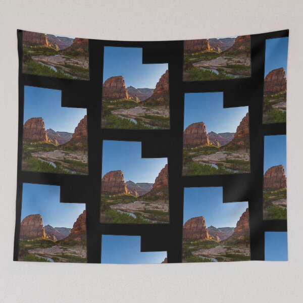Item preview, Utah State Outline (Zion National Park Angel's Landing) designed and sold by gorff.