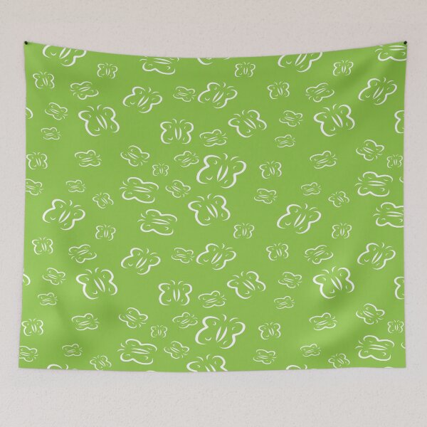 Item preview, White Butterflies on Green background designed and sold by sigdesign.
