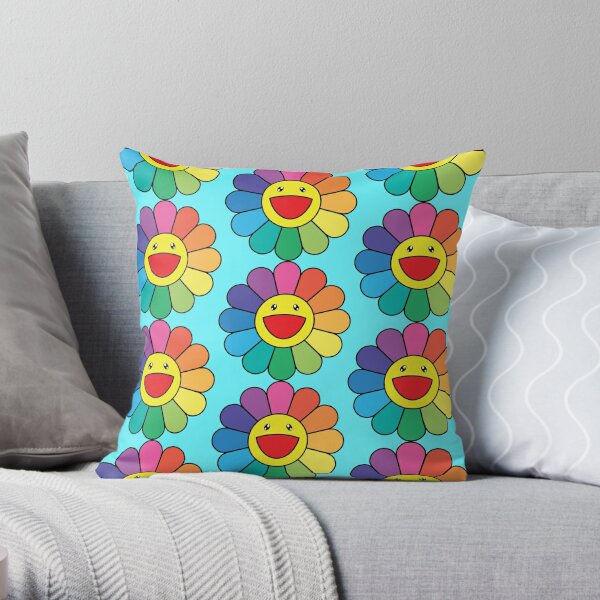 murakami takashi flower pillow