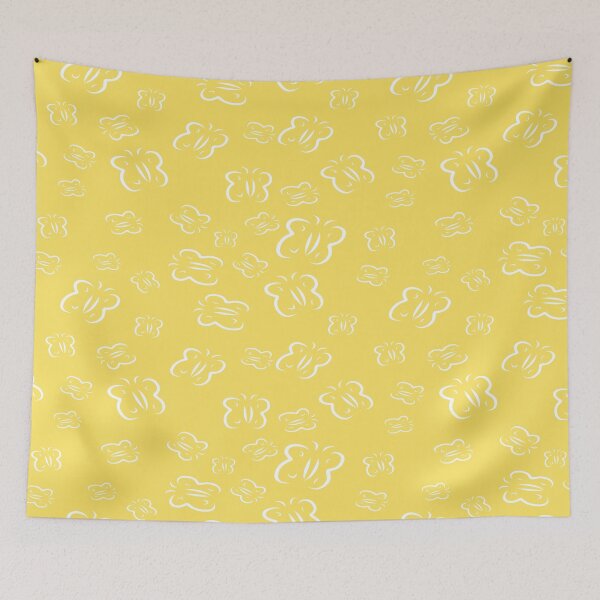 Item preview, White Butterflies on Yellow background designed and sold by sigdesign.