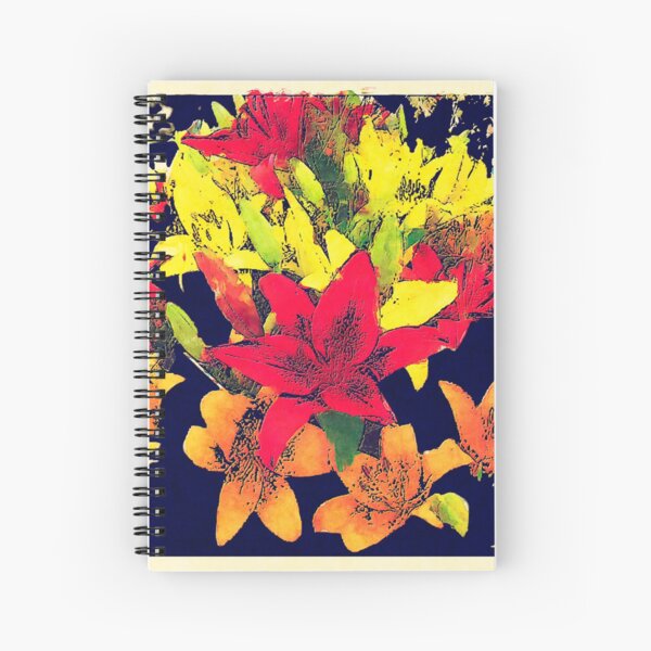 Large Bunch of Flowers Spiral Notebook