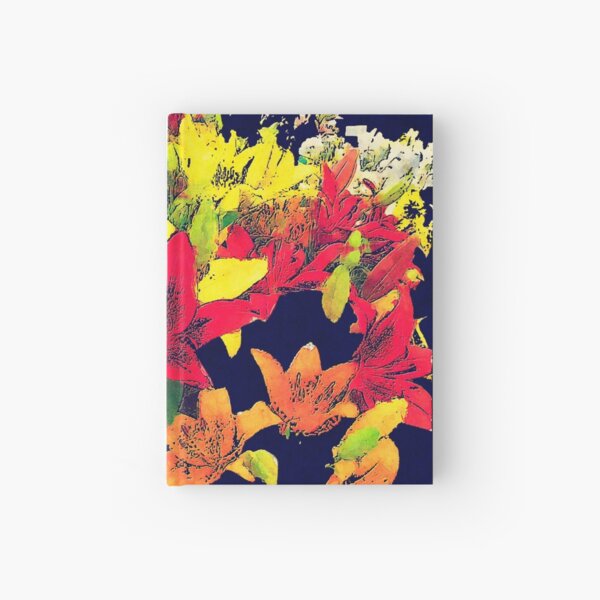 Large Bunch of Flowers Hardcover Journal