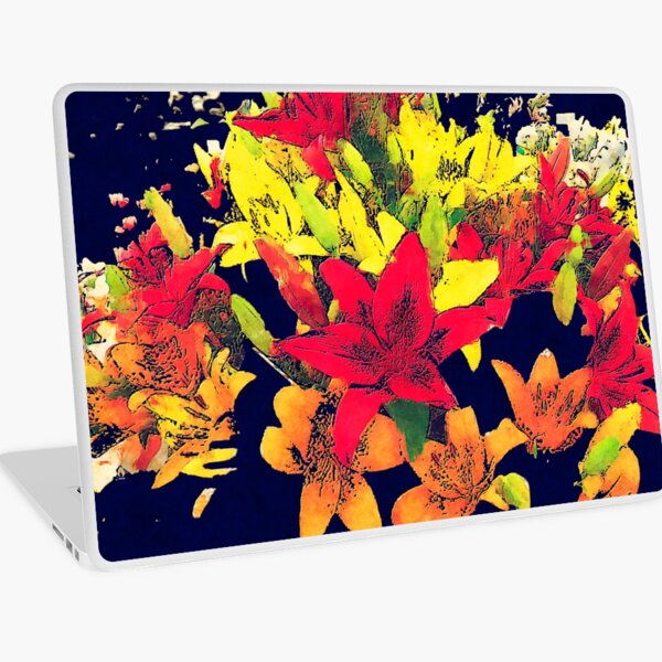 Large Bunch of Flowers Laptop Skin