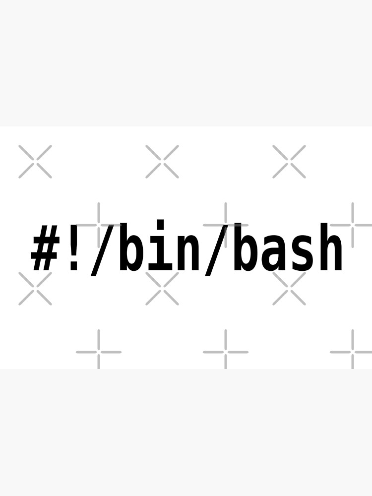 Bin Bash Black Text Design For Command Line Hackers Laptop Skin By Ramiro Redbubble