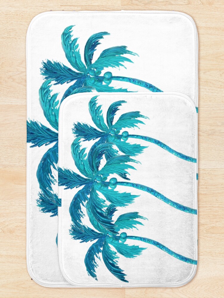 Alternate view of Three Coconut Palm Trees Bath Mat