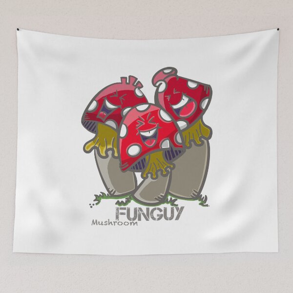 Item preview, Funguy/fungi Mushrooms. Funny cartoon. designed and sold by DebbieJoyArt.