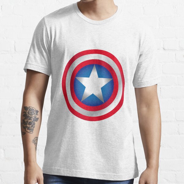 captain america ssr white t shirt