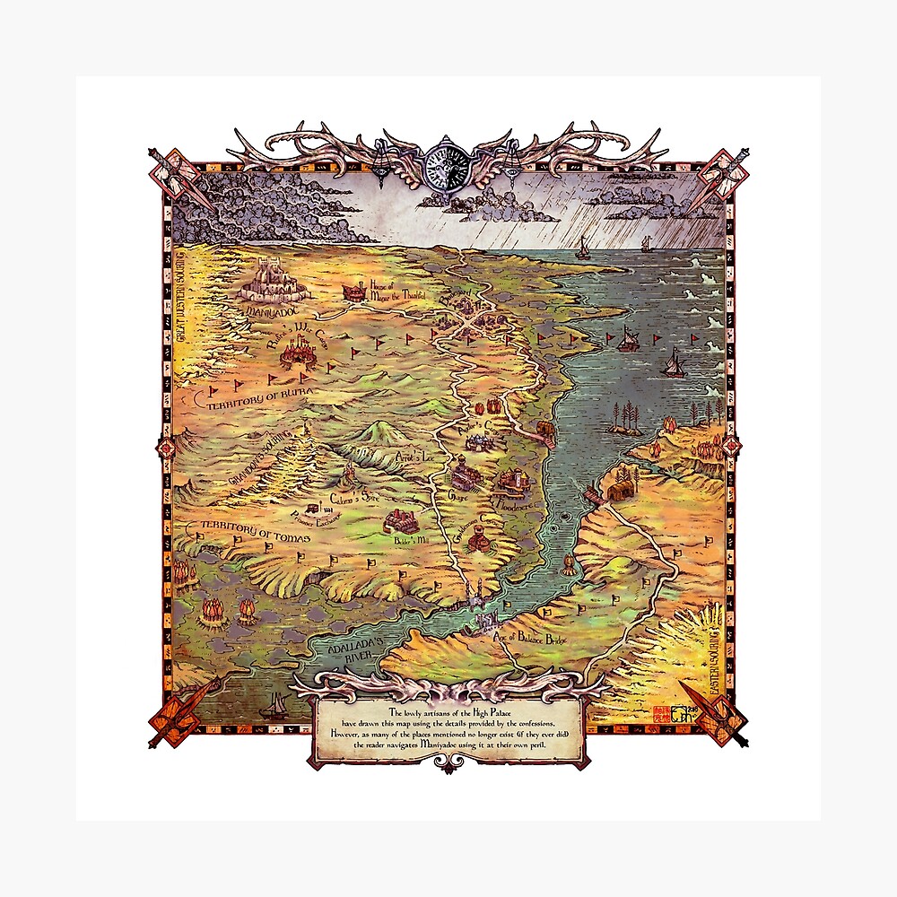 RJ Barker Blood of Assassins Map