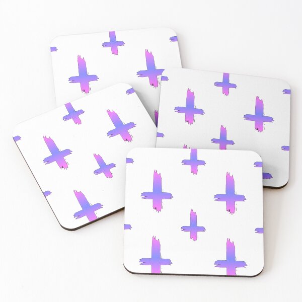 Item preview, Upside Down Crosses Ombre designed and sold by SerpentSkyArts.